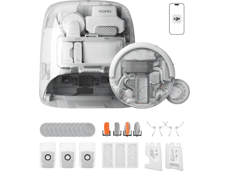 DJI ROMO P2 Clean More Combo mit Multifunktions-Basisstation – Deal auf dealbunny.ch