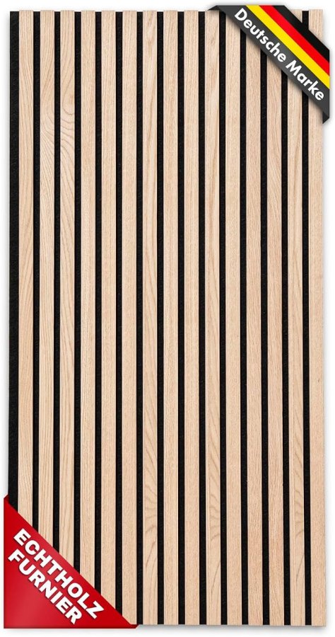 Floordirekt 3D Akustikpaneele 118 x 60 cm, Wandpaneele mit Echtholzfurnier für 19,90€ – Deal auf dealbunny.ch