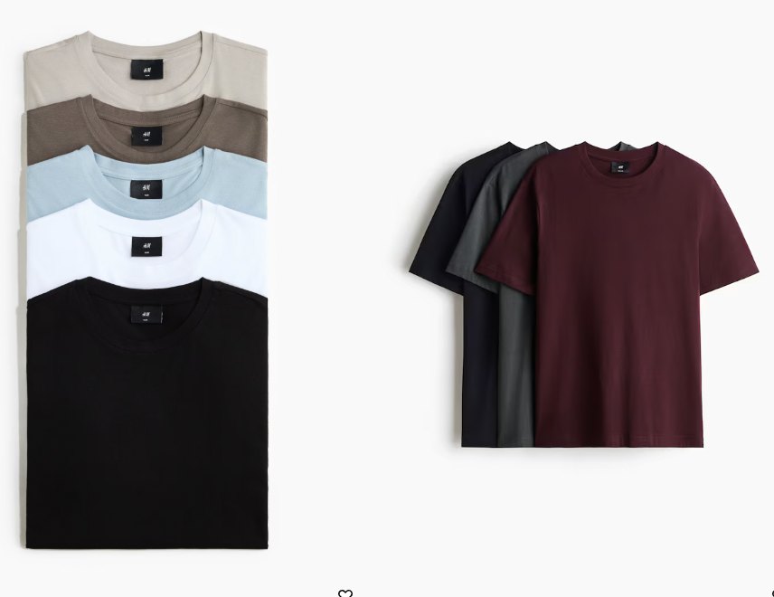 H&M Member Days - z.B 10er T-Shirts für 56€ – Bild 2