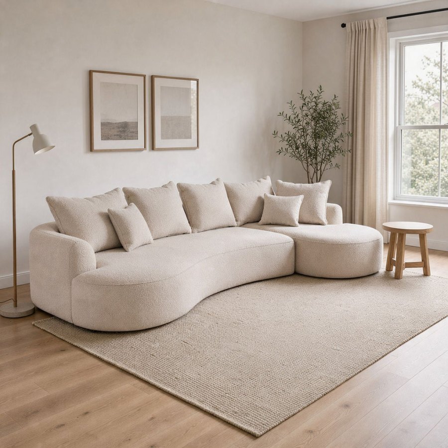 Juskys: Sofa Tirano mit Ottomane & Dekokissen – Deal auf dealbunny.ch