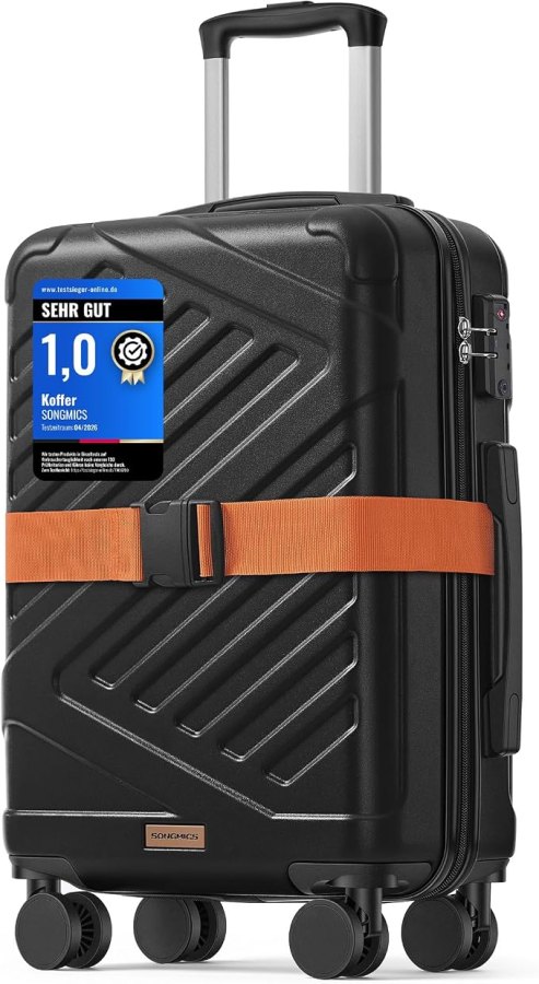 Songmics Koffer - Hartschalenkoffer mit TSA-Schloss, ABS-Trolley (55 cm) – Deal auf dealbunny.ch