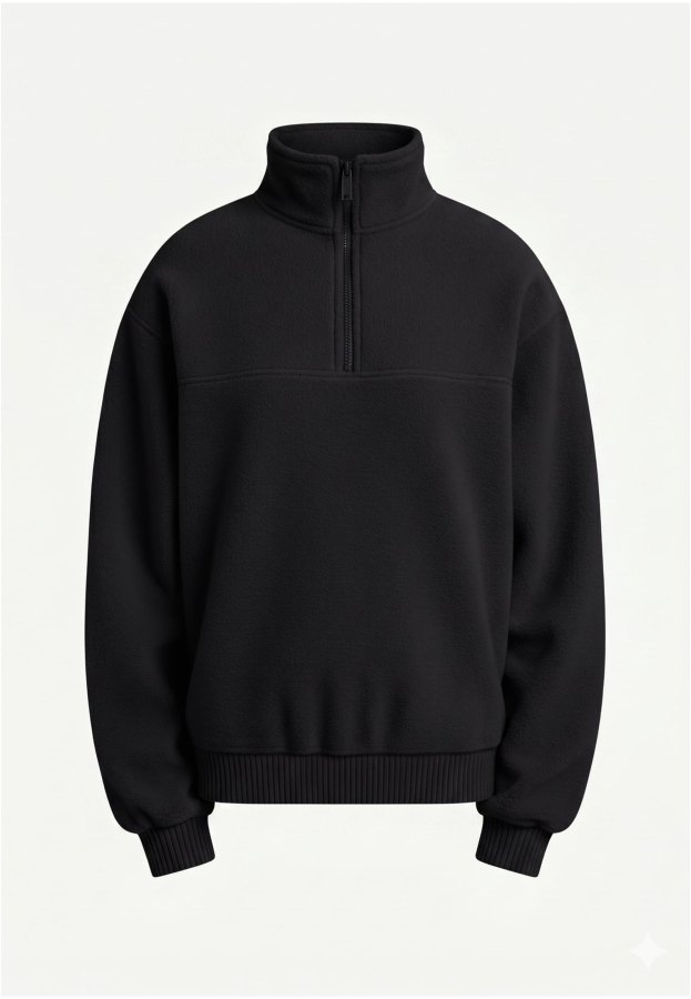 Urban Classics Basic Polar Fleece Herren Troyer in Schwarz – Deal auf dealbunny.ch