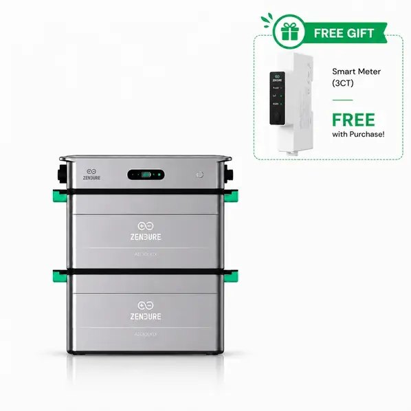 Zendure SolarFlow 2400 AC-Speicher + 2x Batterie AB3000X + Smart Meter gratis – Deal auf dealbunny.ch
